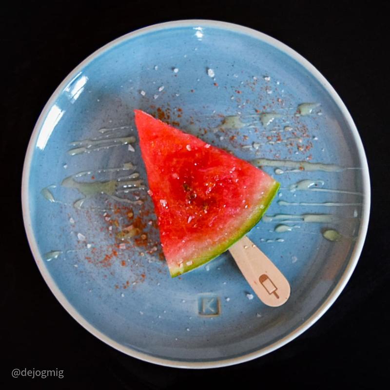 Forfriskende sommersnack med vandmelon og chili